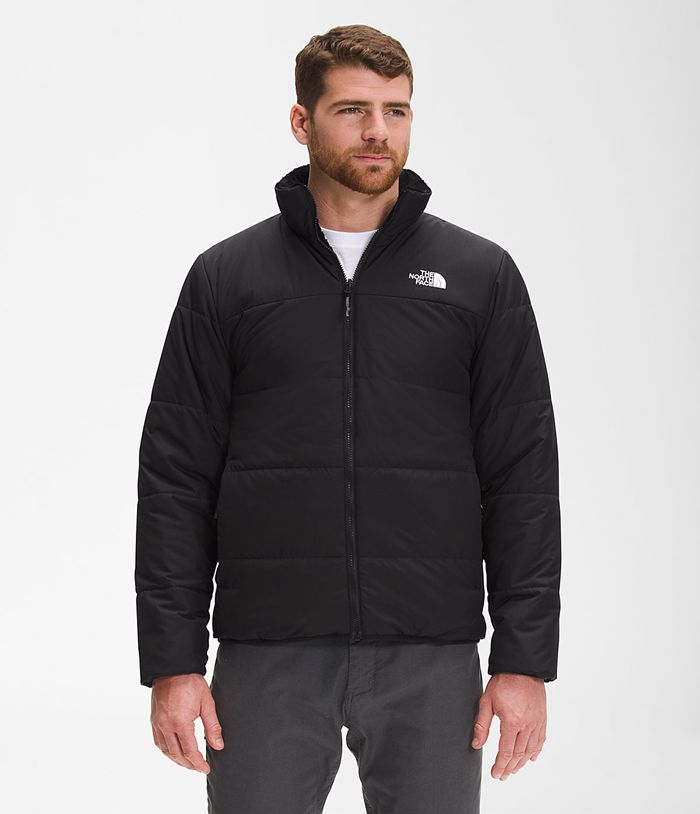 The North Face Puffer Jacket Tower Peak Black - Mens - Thailand EXVKG-3850